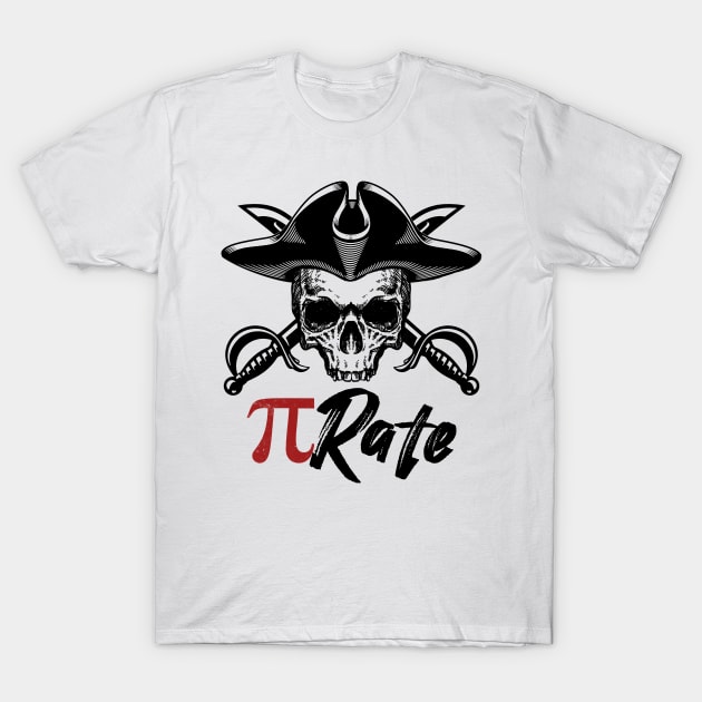 Pi rate Pi Shirt for international Pi Day T-Shirt by Mesyo